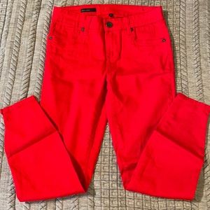 Kut ankle skinny red jeans